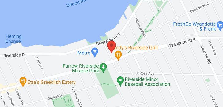 map of 262 ST. ROSE AVENUE
